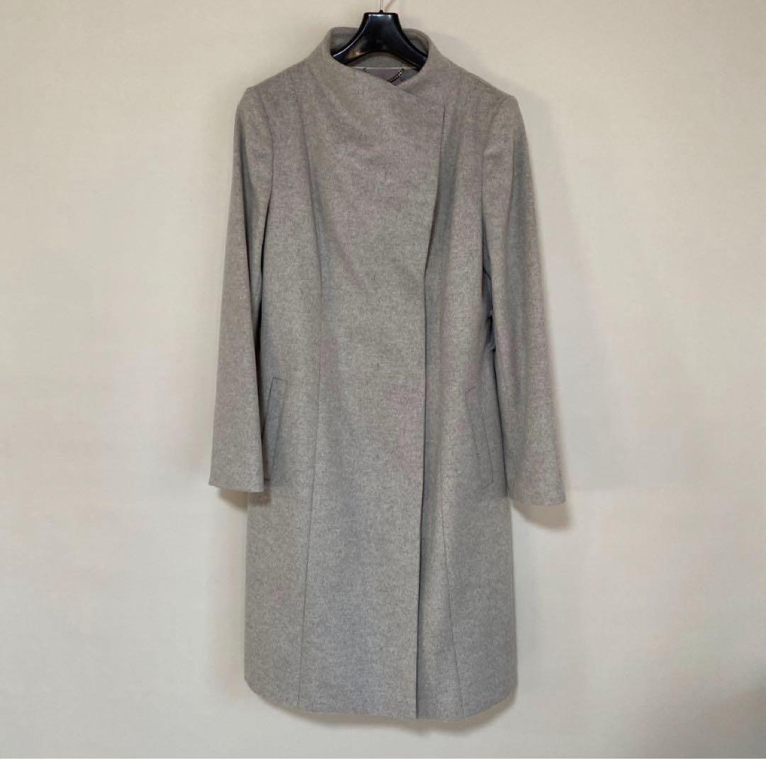 UNTITLED アンタイトル ウール 1 ロングコート ライトグレー系 DMW