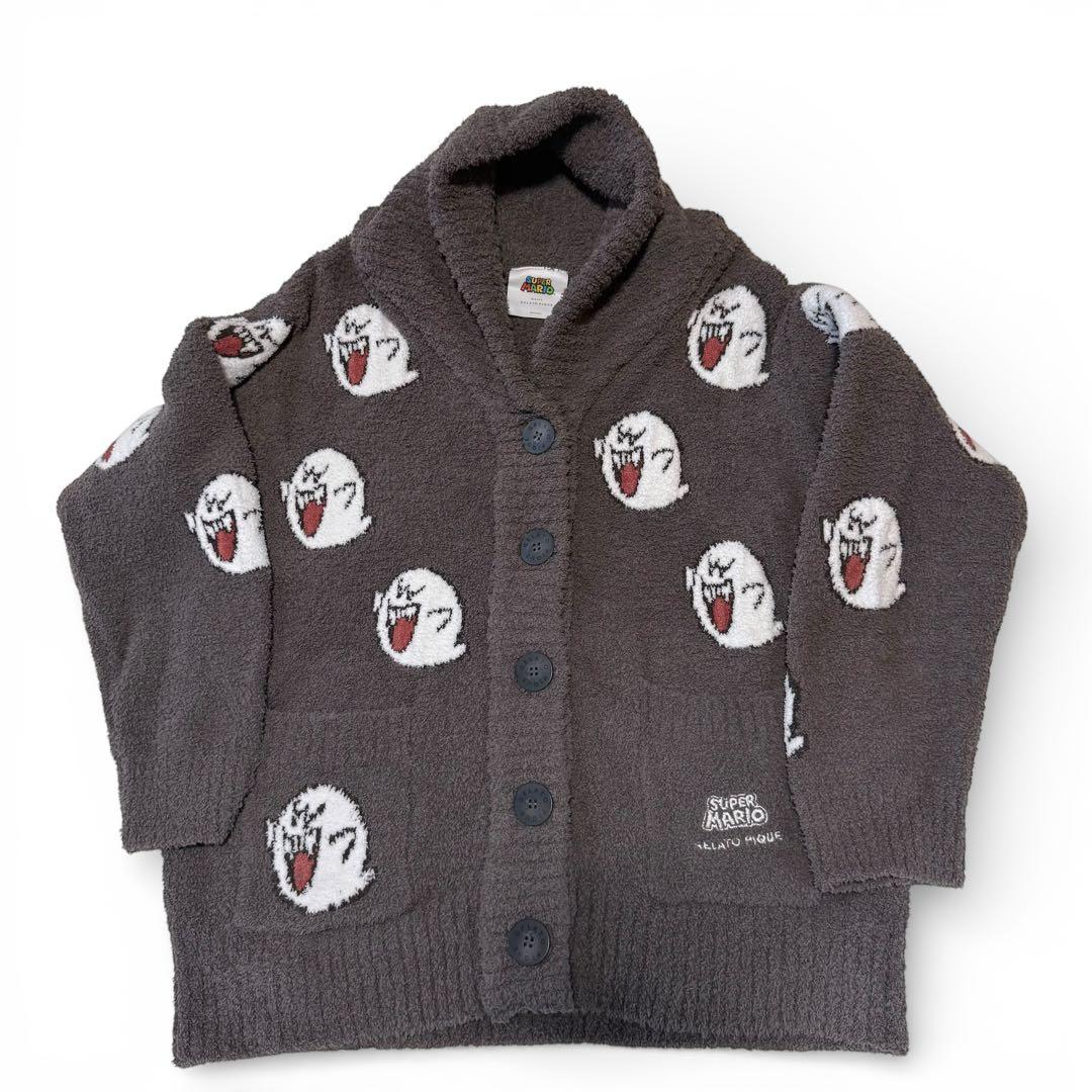 ジェラートピケ スーパーマリオ テレサ ジャガードカウチン 完売品 ジェラピケ