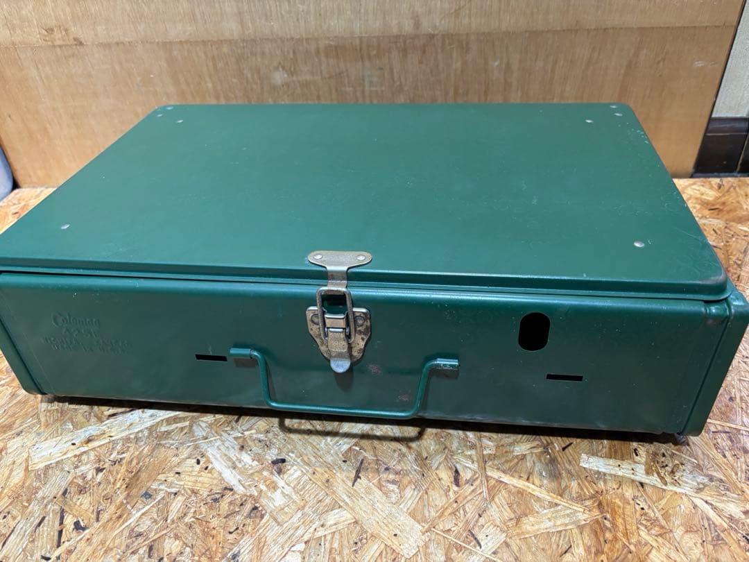 ヴィンテージ コールマン コンパクト ツーバーナー 425E ポンプカップ交換済