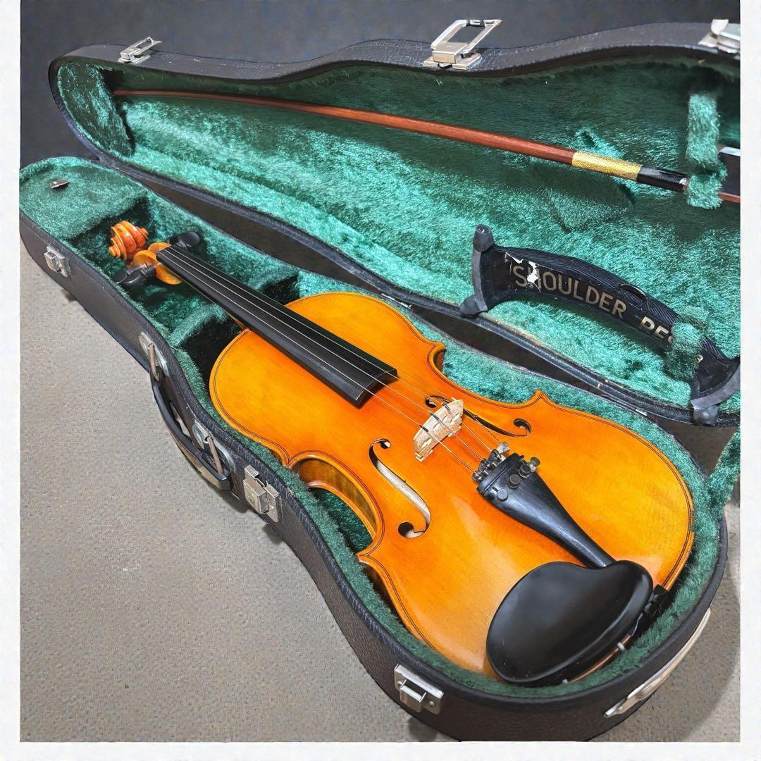 【美品良杢】Suzuki バイオリン No.330 3/4 82年製 美品 木目