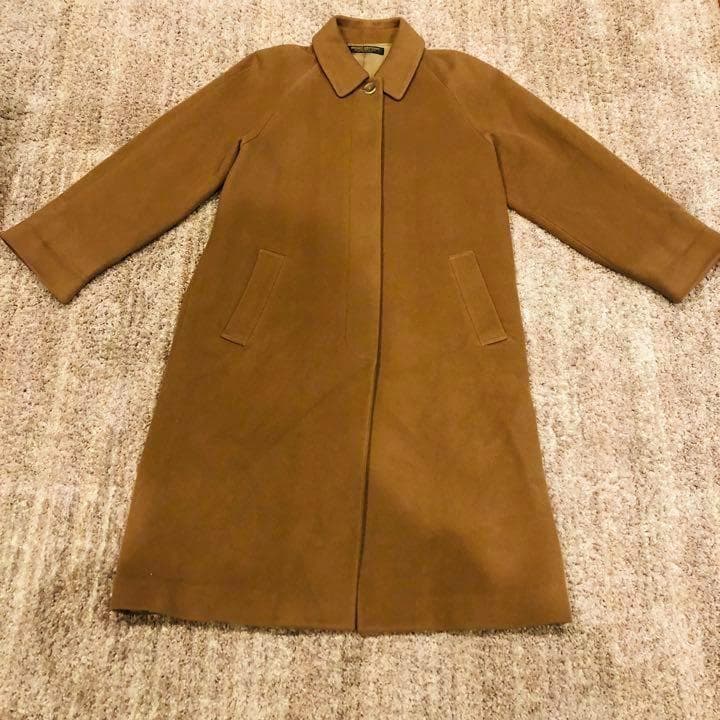 【大人気】ブルックスブラザーズ カラーコート 11AR　カシミヤ混 ブラウン