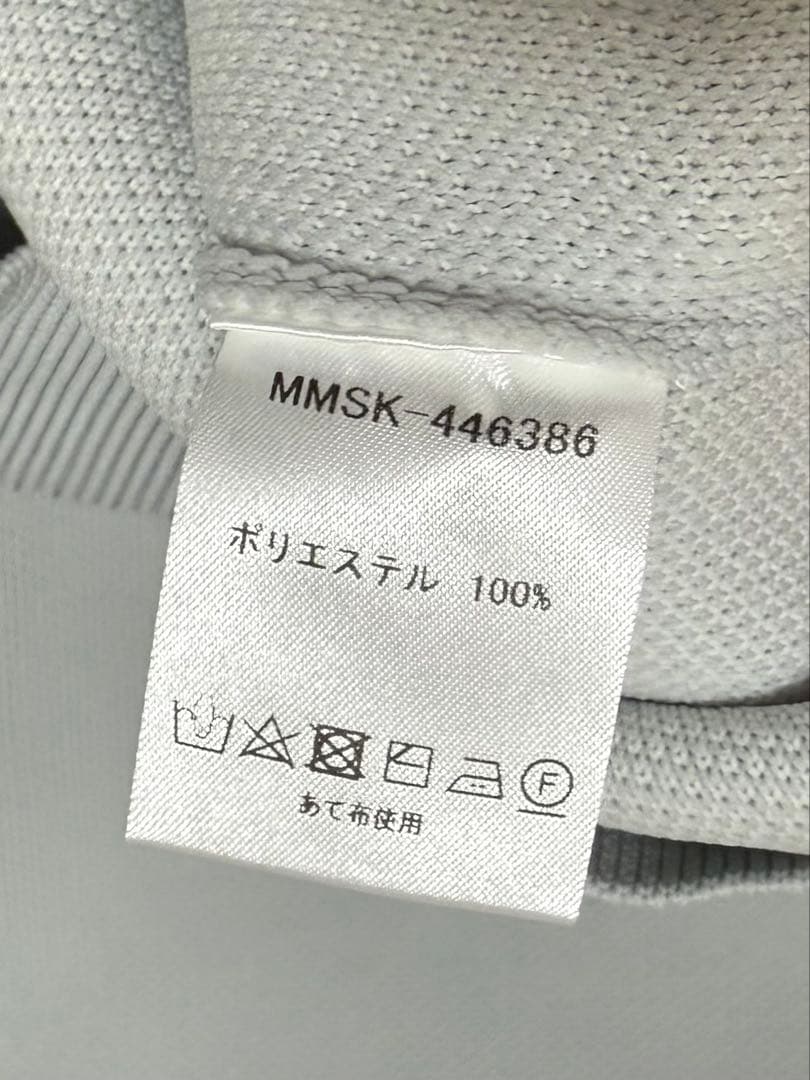 ムータマリン ジャガード ニット ライトブルー 5