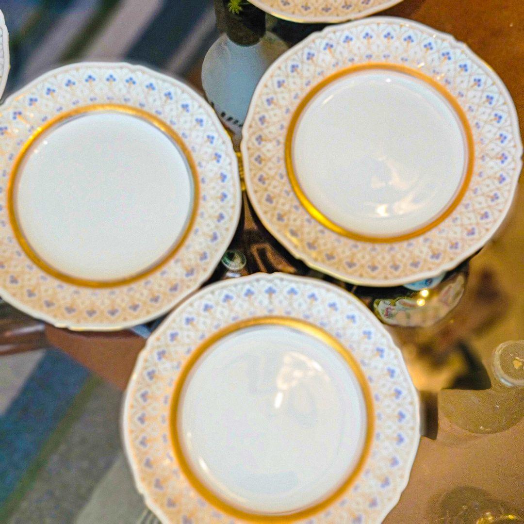 The Okura　スイートメモリー　18cmケーキ皿8枚セット