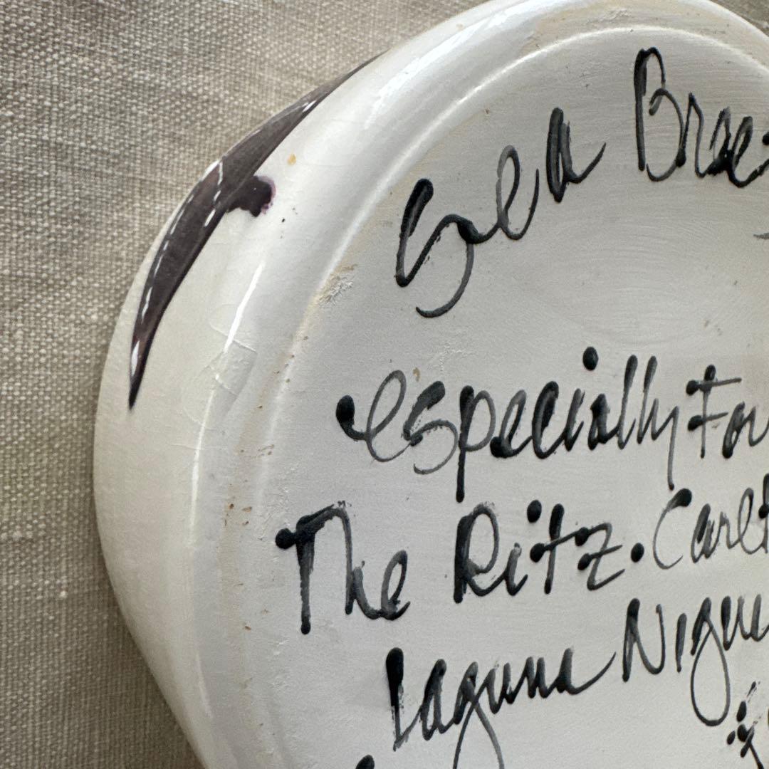 リッツカールトン　ラグナビーチ　トイプードル　陶器ボウル　作家