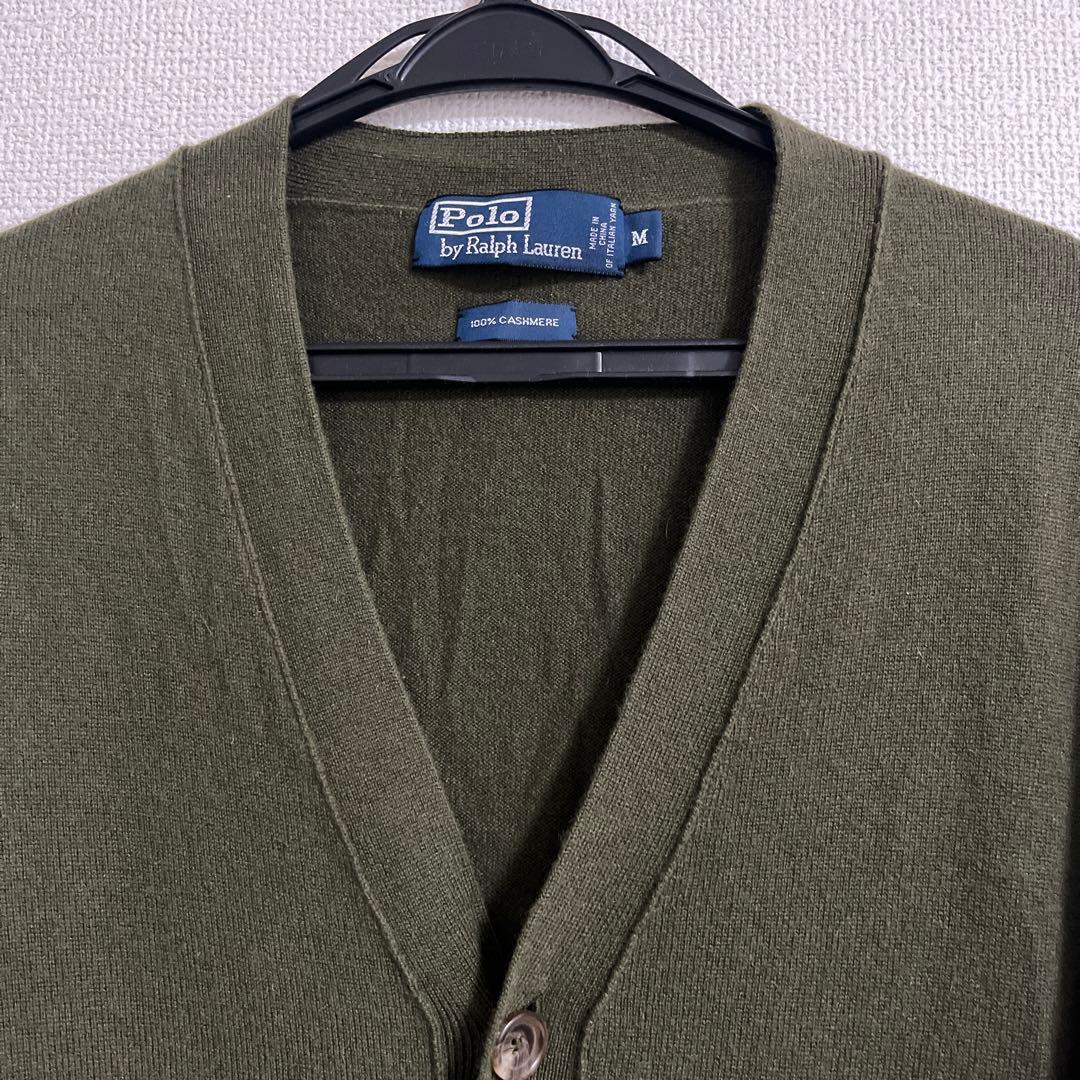 Polo by Ralph Lauren カシミア100% Vネックカーディガン