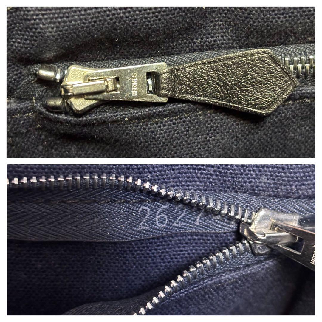 HERMES☆フールトゥPM ブラック＆ネイビー