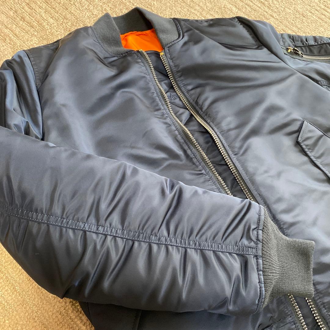 MA-1 フライトジャケットALPHA ネイビーS超美品