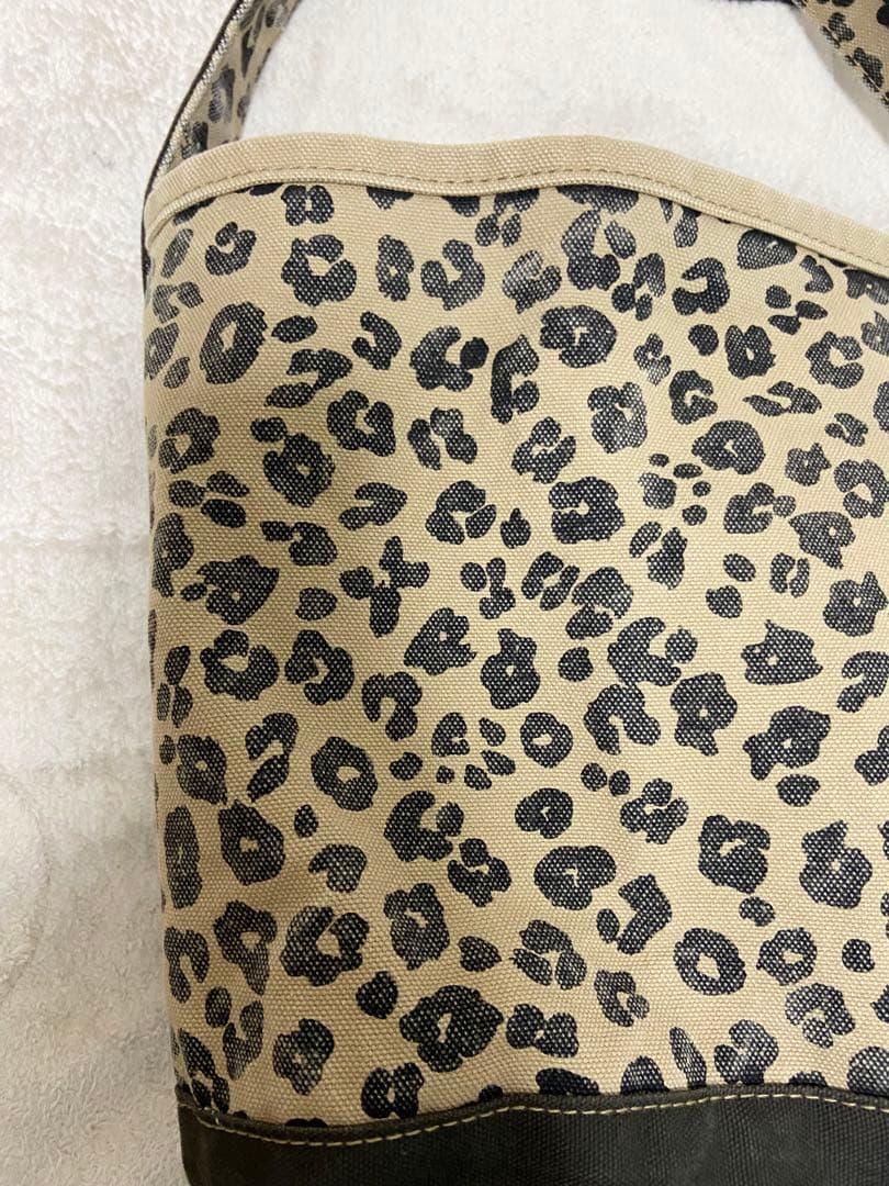 ハグオーワー　ワンハンドルバケツバッグ　ヒョウ柄　ブラウン　未使用品♡