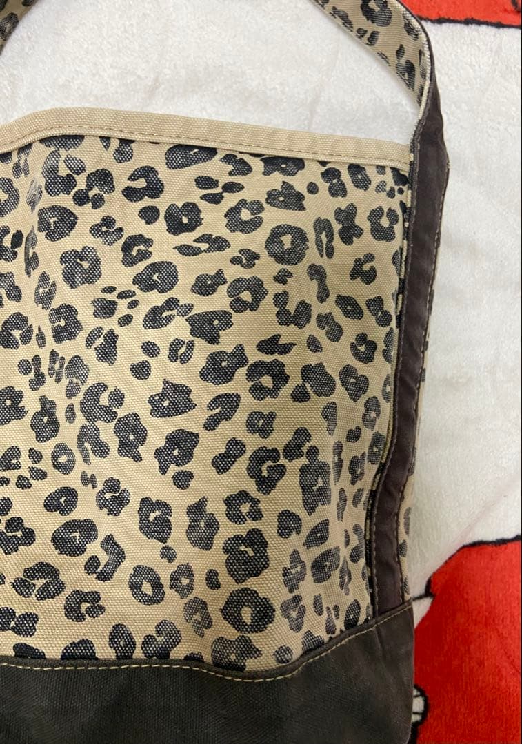 ハグオーワー　ワンハンドルバケツバッグ　ヒョウ柄　ブラウン　未使用品♡