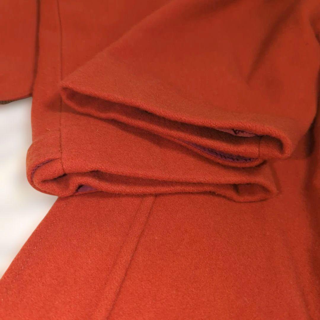美品✨パーリッシィ PARICI 圧縮メルトンベンチコート　オレンジ