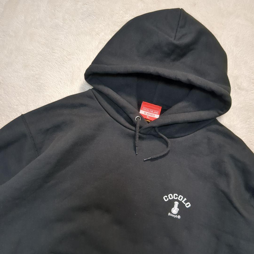 ✨美品！XL✨COCOLOBLAND BACK BONG HOODIE ブラック