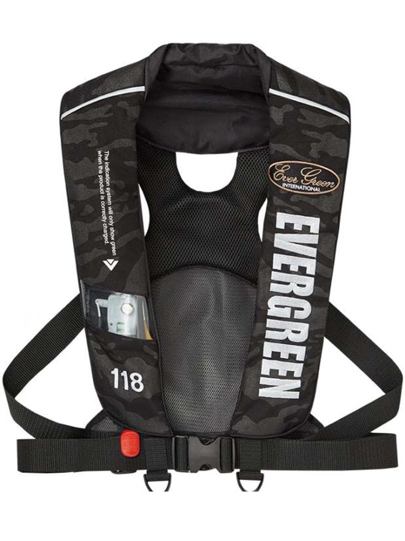 エバーグリーン　インフレータブルジャケット　タイプ５　【ＥＧブラックカモ】　新品