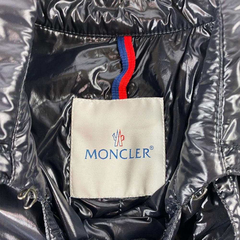 ★極美品★モンクレール ナイロン トレンチコート ロゴワッペン ベルト付き M