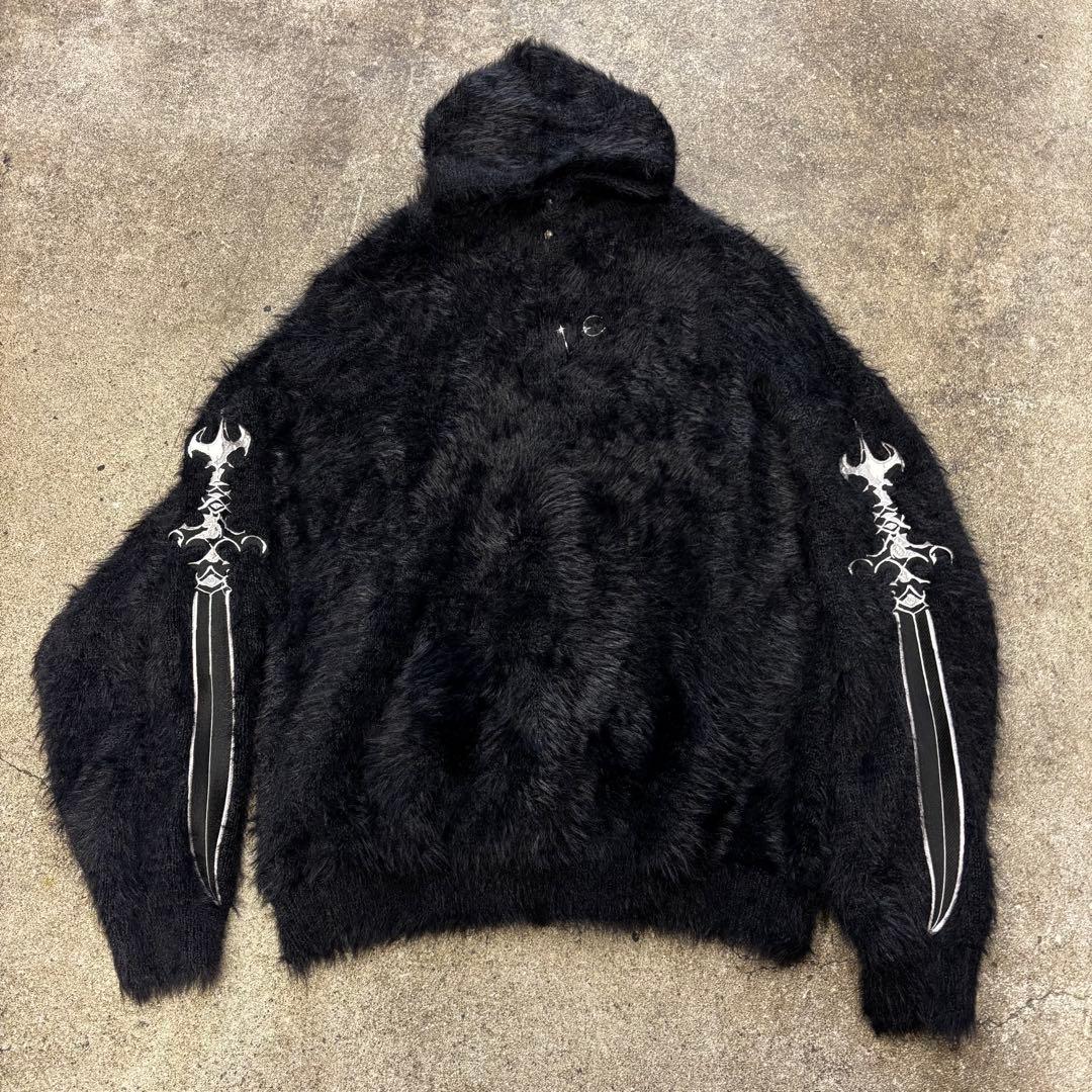 トップス thug club fur sward hoodie