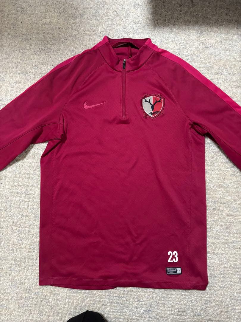 鹿島アントラーズ　ハーフジップ【選手支給品】