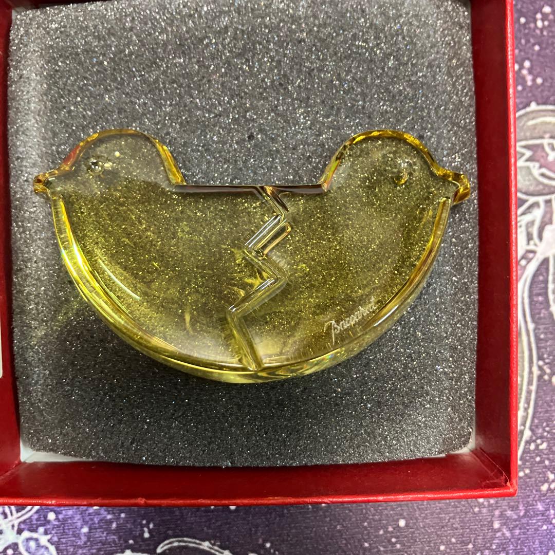 Baccarat バカラ ひよこ クリスタル イエロー
