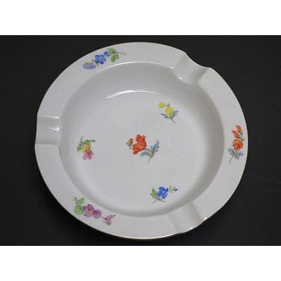 新品マイセン アッシュトレイ灰皿 小花ラウンド12cm