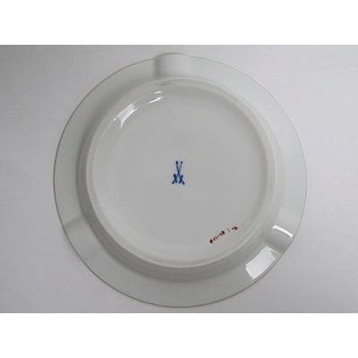 新品マイセン アッシュトレイ灰皿 小花ラウンド12cm