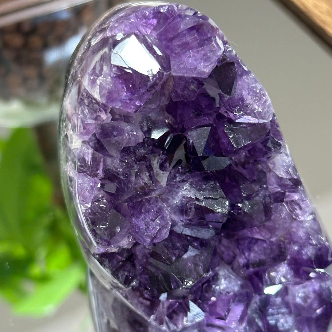 【超高品質】 最高級 濃い ウルグアイ産 大粒 アメジストドーム 原石