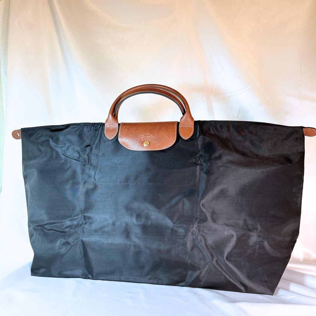 ロンシャン プリアージュ XL ボストンバッグ トラベルバッグ 黒 大容量