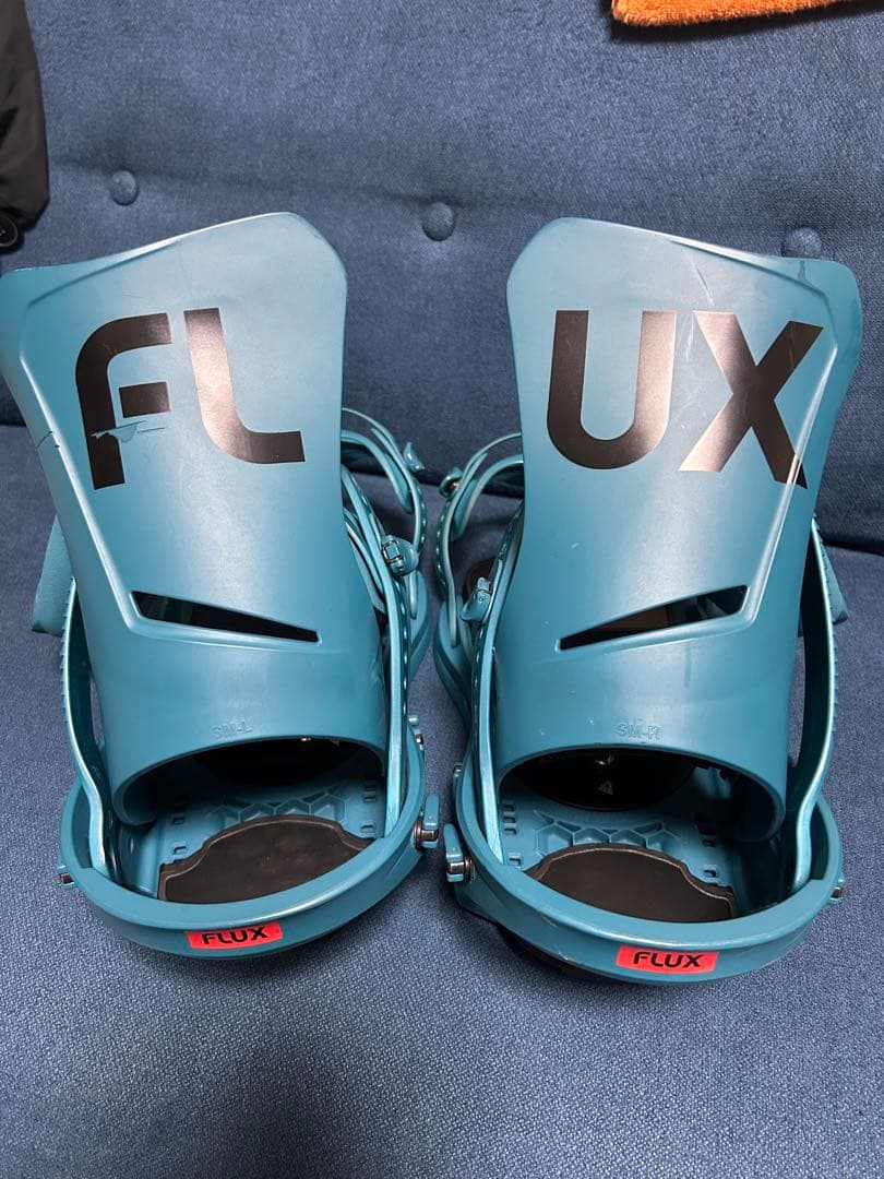 FLUX スノーボード ビンディング Mサイズ ブルー