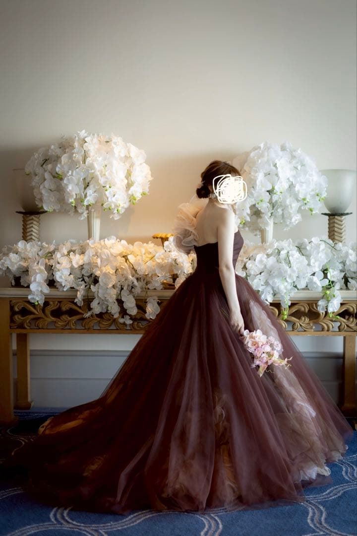 【結婚式】造花ブーケ ブートニア ヘッドパーツ3点セット ピンク 胡蝶蘭 前撮り