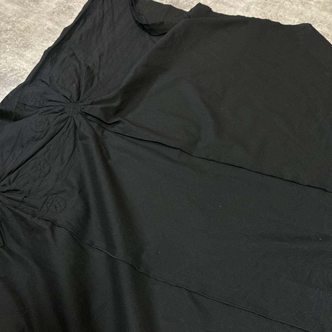 tricot COMME des GARÇONS 立体モチーフ花　巻きスカート