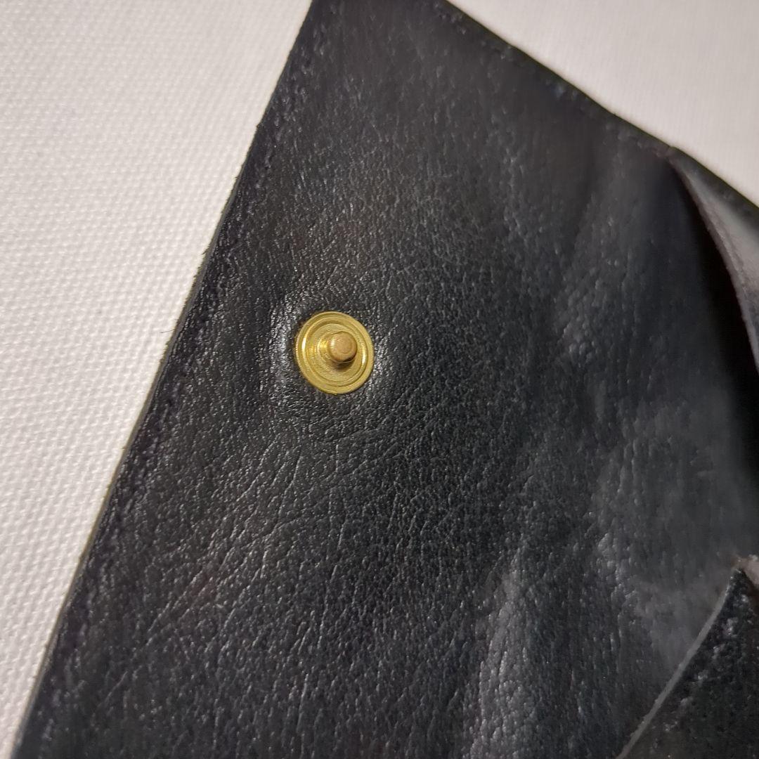 美品 イルビゾンテ ナターコレクション 2つ折り 財布 ブラック グリーン