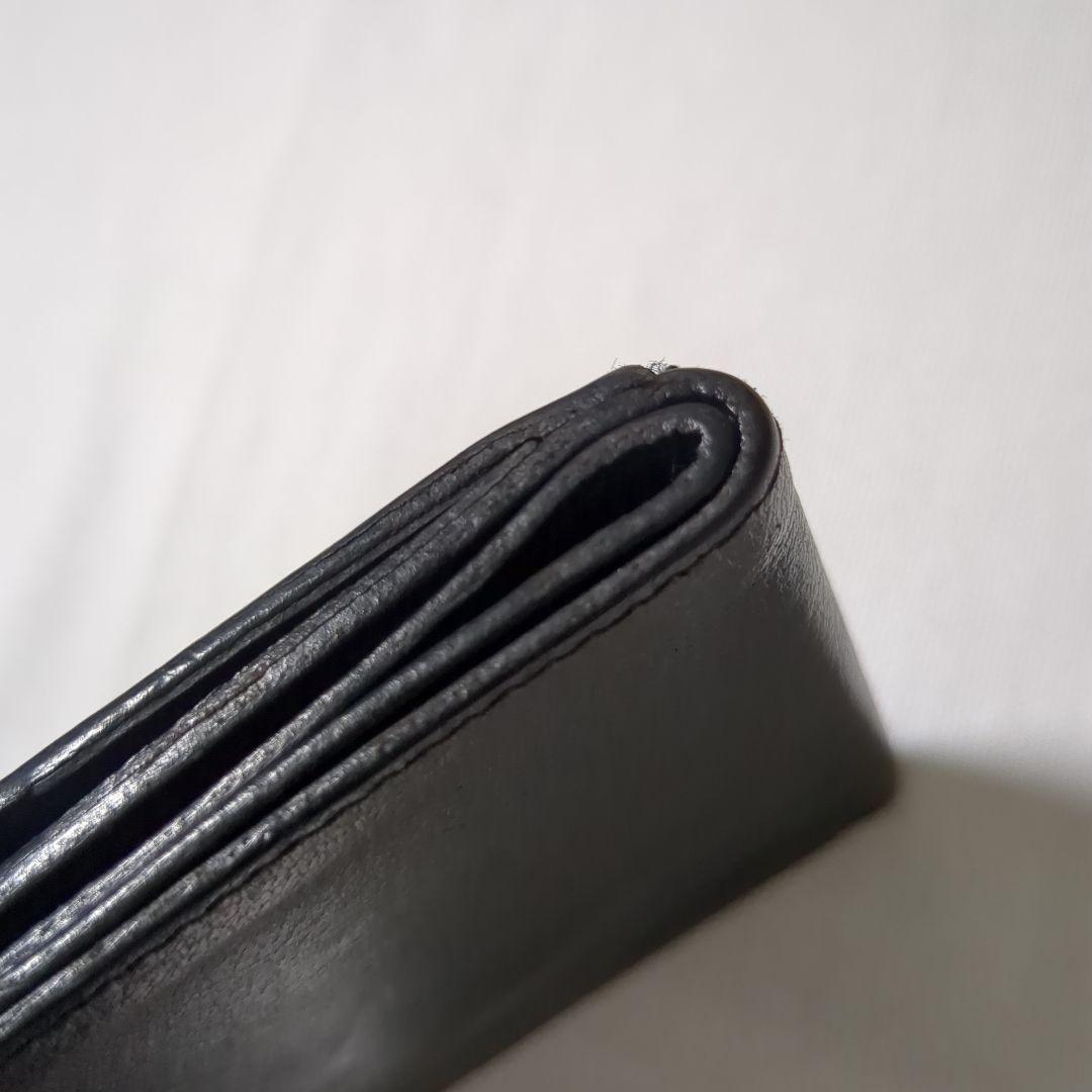 美品 イルビゾンテ ナターコレクション 2つ折り 財布 ブラック グリーン