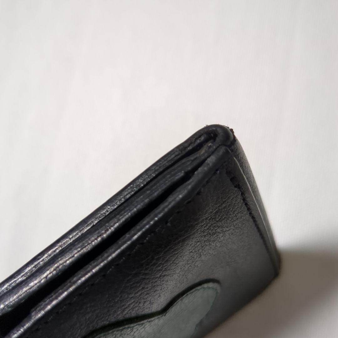 美品 イルビゾンテ ナターコレクション 2つ折り 財布 ブラック グリーン