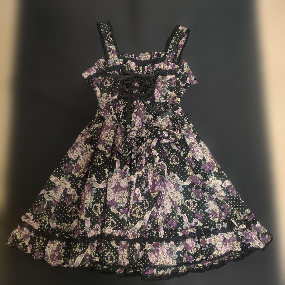 【値下げ】ベイビーザスターズシャインブライト　シュガーブーケジャンパースカート