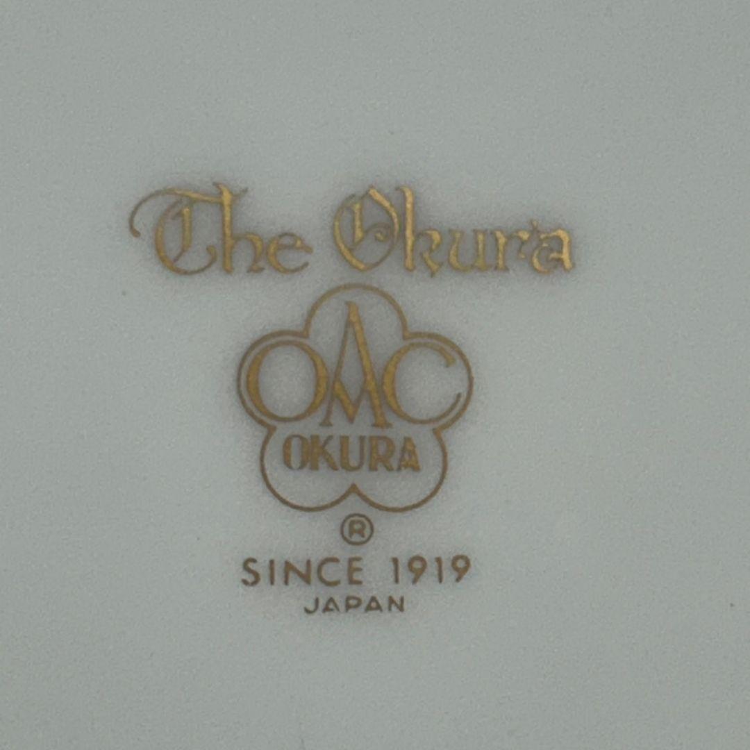 大倉陶園　スイートメモリー　プレート　 金彩　金蝕　AT1.56【Y】