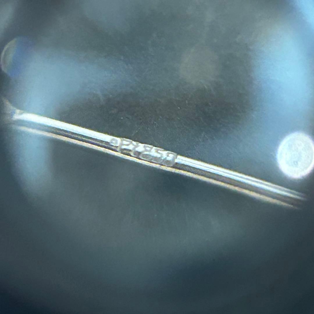 スフェーン　リングとピアスのセット　プラチナ