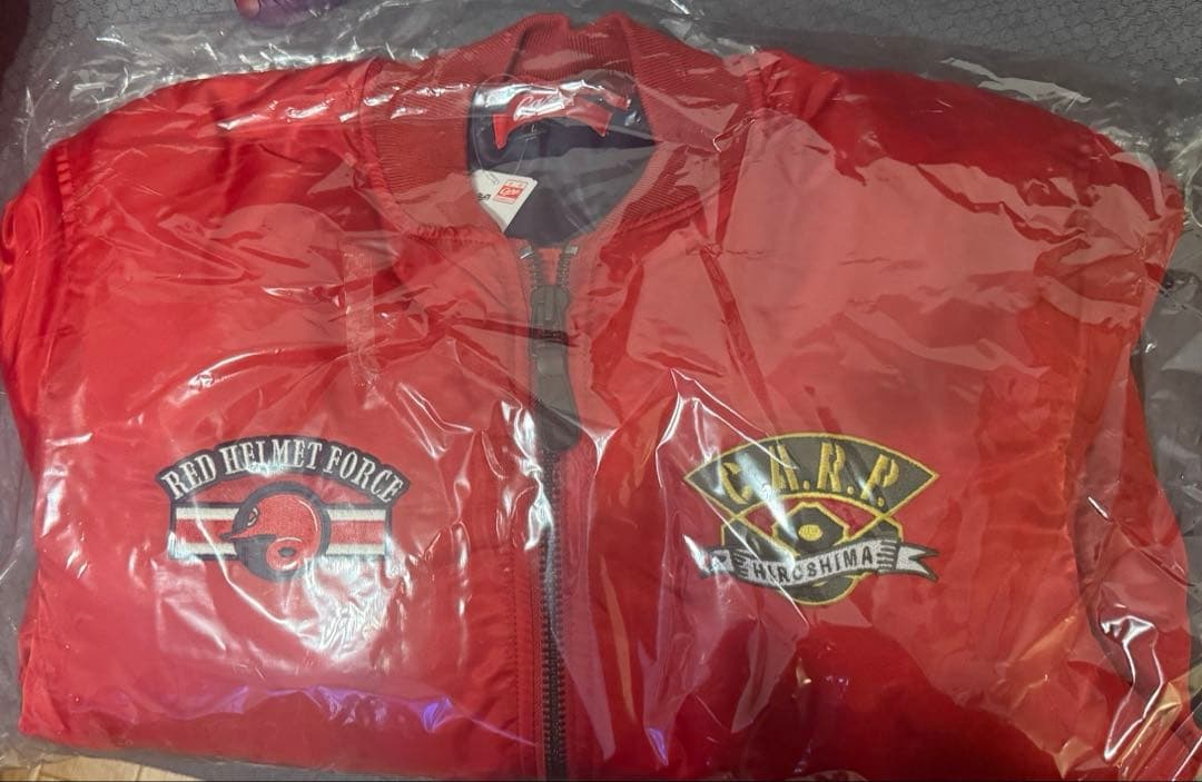 りげる@広島東洋カープ　MA-1 フライトジャケット