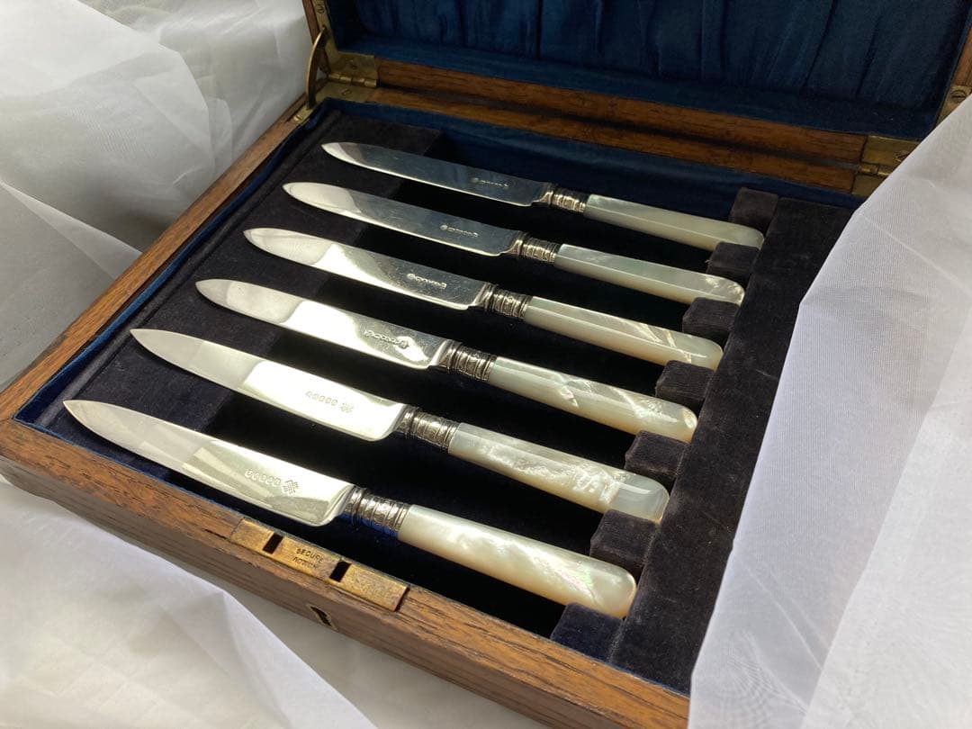 白蝶貝　ナイフ・フォークセット（各1本　2本入）