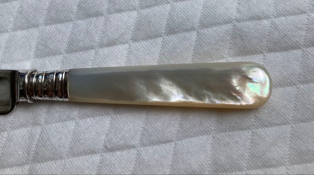 白蝶貝　ナイフ・フォークセット（各1本　2本入）