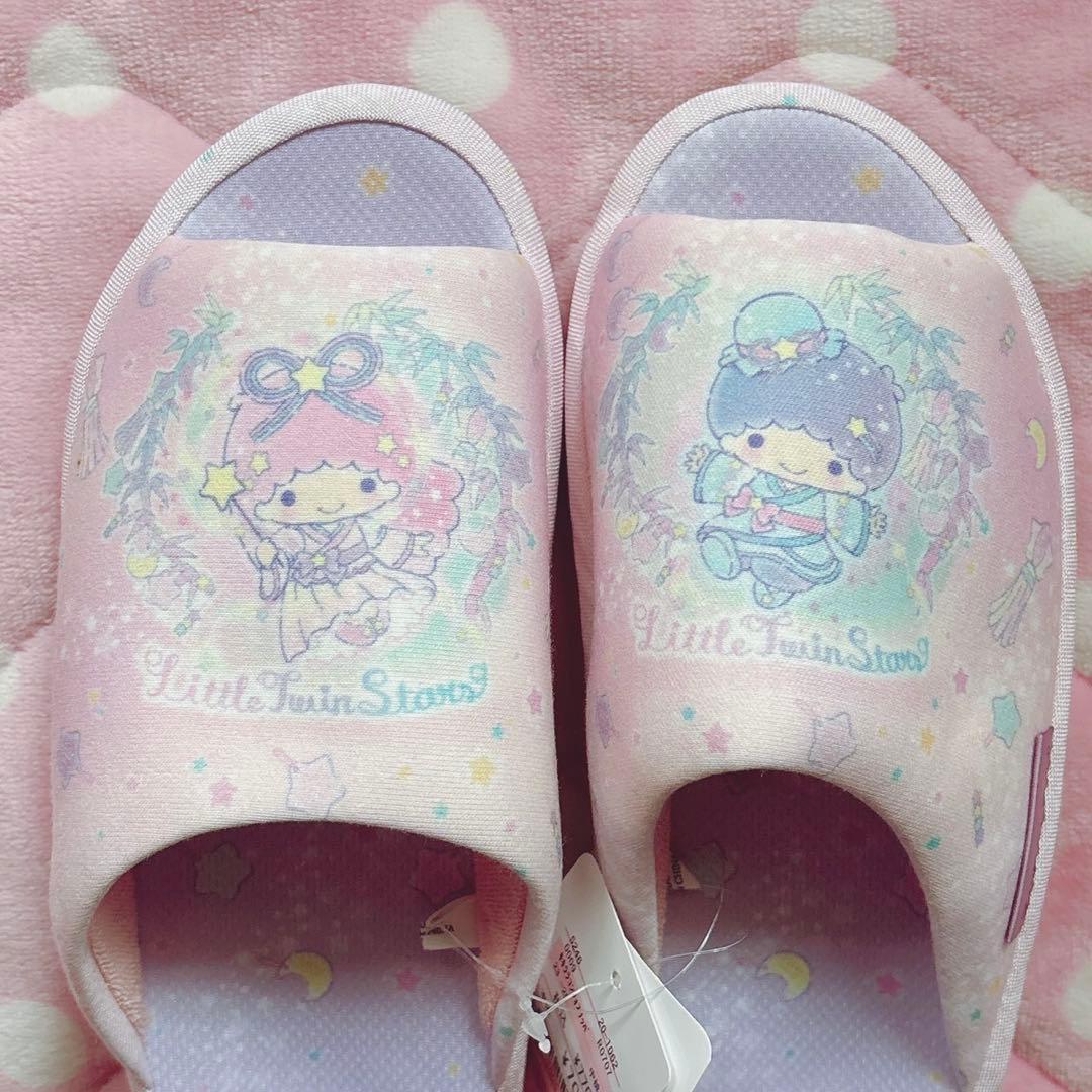 ♡キキララ リトルツインスターズ 冷感ケット 枕パッド 枕 スリッパ 七夕♡