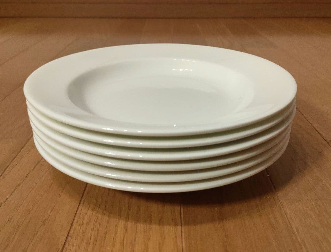 Noritake ノリタケ ホワイト 平皿 6枚セット 約23cm ①