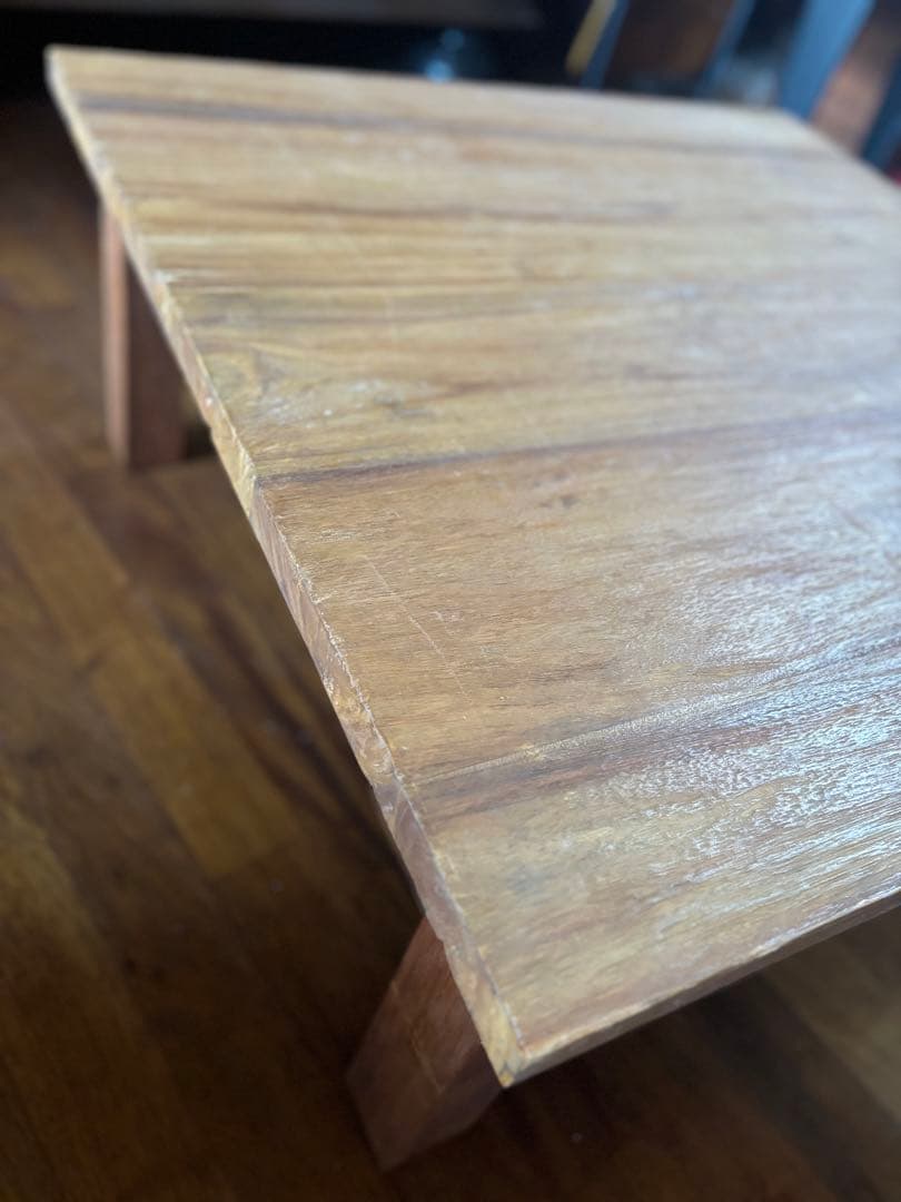 クラッシュゲート　アデペシュ　チークセンターテーブル