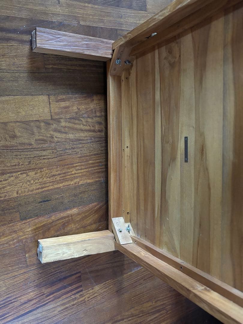 クラッシュゲート　アデペシュ　チークセンターテーブル