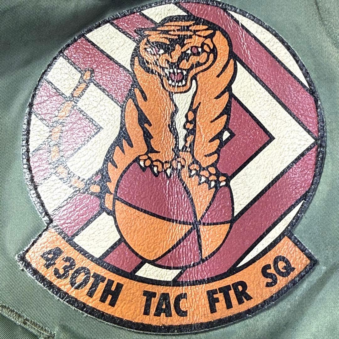 AVIREX MA-1 フライトジャケット 牛革ワッペン M 超短丈 トップガン