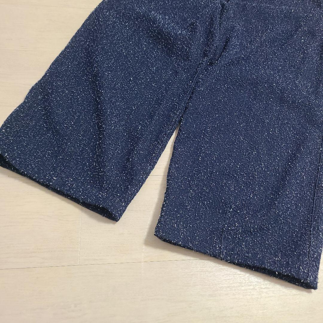 アメリ MEDI SCRATCH OVAL WIDE DENIM ワイドデニム