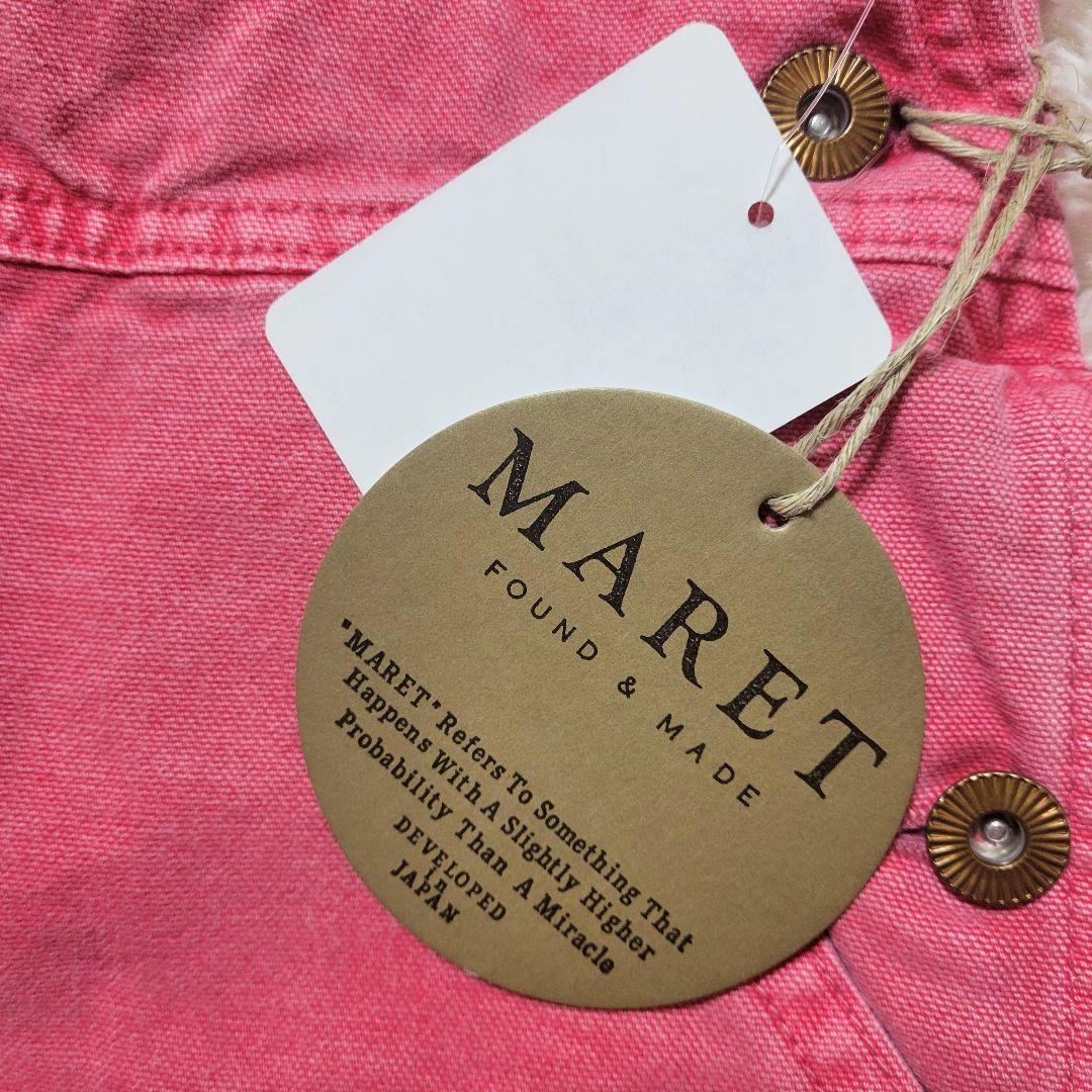 MARET マレ♡オーガニックダックワークONワークオーバーオール ピンク