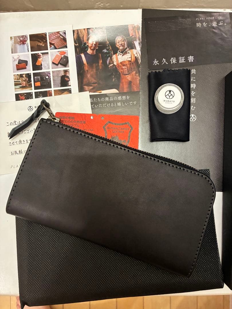 新品未使用　ルバートアンドコー　長財布　栃木レザー