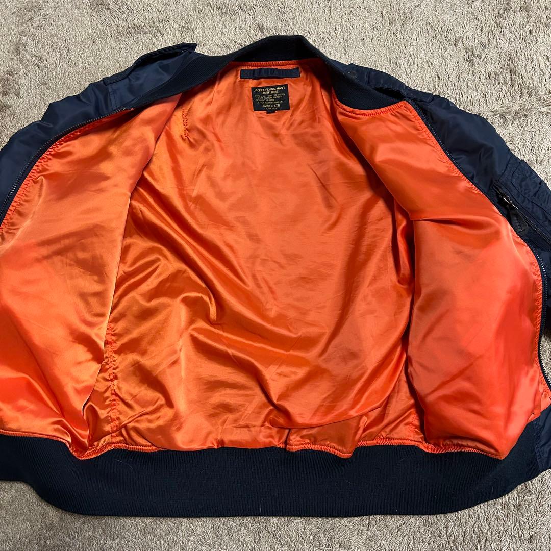 AVIREX　フライトジャケット　MA-1 ネイビー