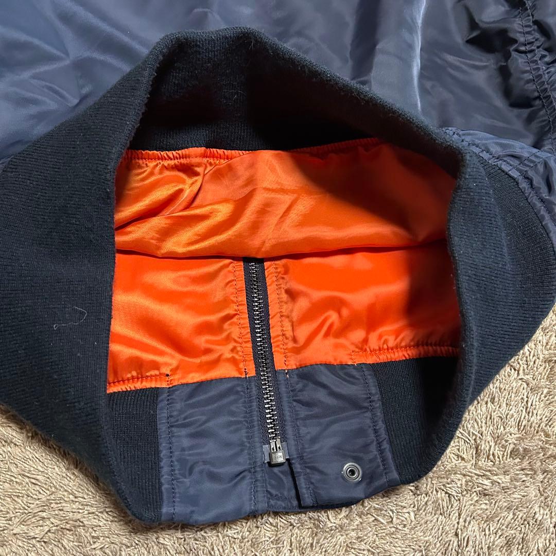 AVIREX　フライトジャケット　MA-1 ネイビー