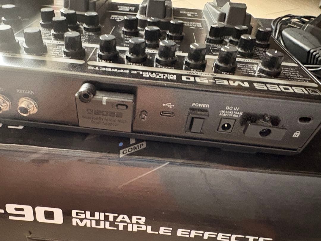 【別売のac&bt付】BOSS ME-90 マルチエフェクター