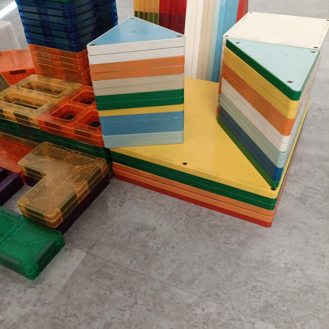 ピタゴラス算数　MAG-WISDOM　カラフル マグネットブロック 知育玩具