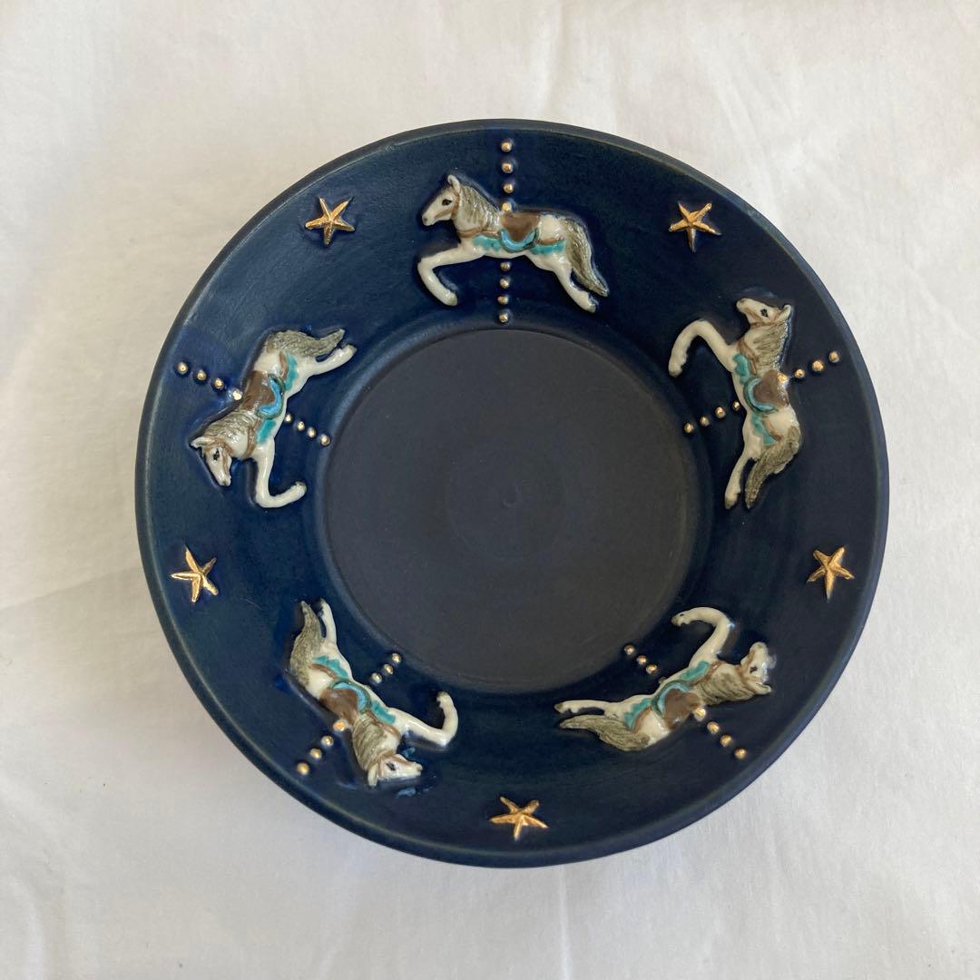 最終値下げ！佐々木忍　メリーゴーランド　ネイビー　鉢　検)長谷川風子　小堤晶子