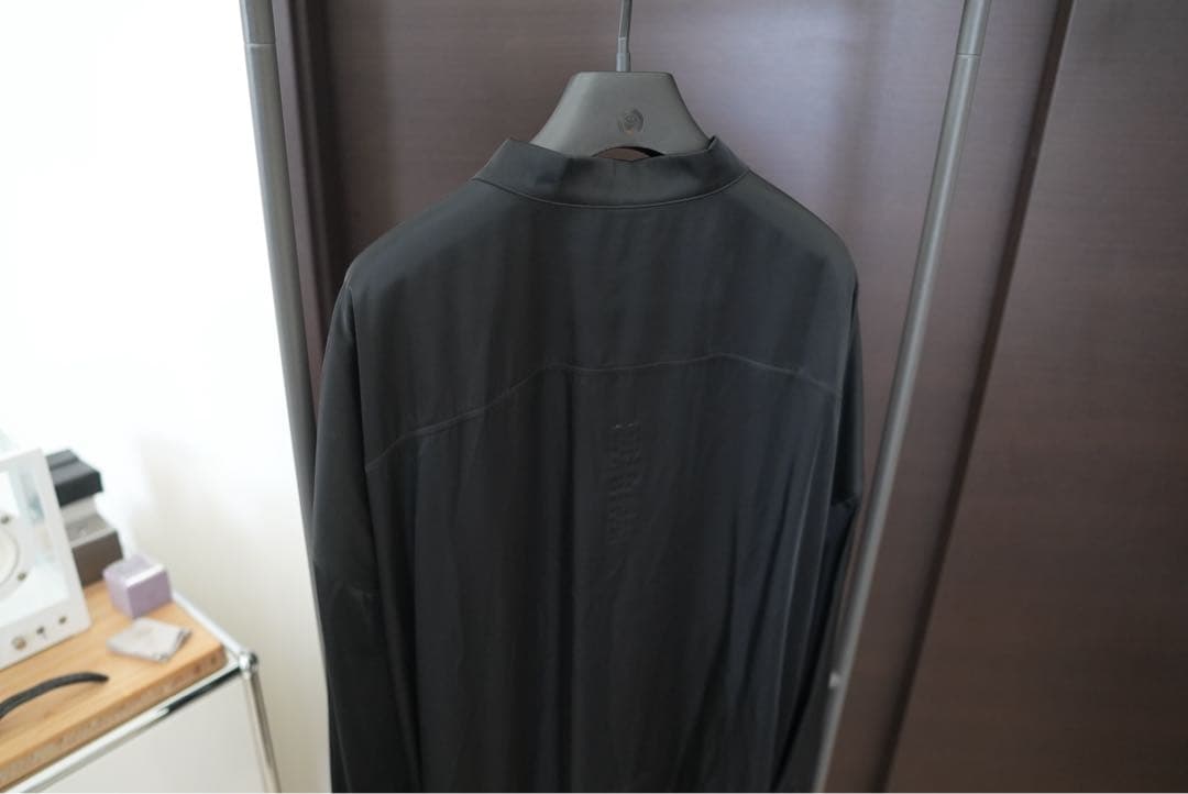 Rick Owens 25SS OVERSIZED FAUN SHIRT 黒